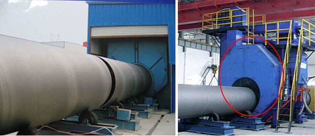 管道拋丸機(jī)，管道除銹設(shè)備