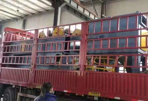 徐州拋丸機(jī)，打砂除銹清理設(shè)備已發(fā)貨